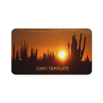 Arizona Saguaro Cactus Sunset