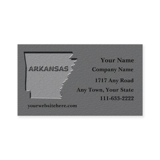 Arkansas State carved stone look