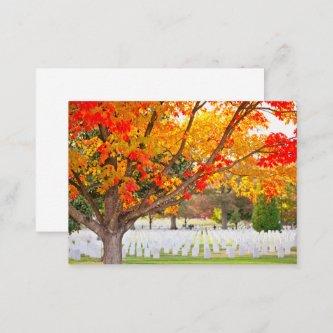 Arlington National Cemetery in Autumn
