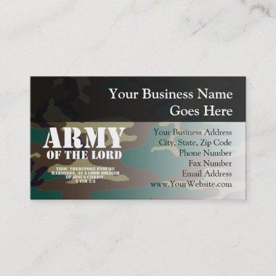 Army of the Lord, Bible Scripture Camo