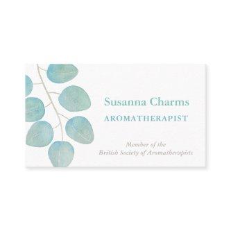 Aromatherapist Watercolor Eucalyptus Leaves