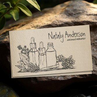 Aromatherapy oils Pencil Sketch