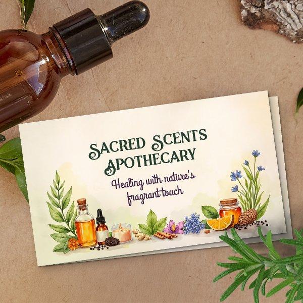 Aromatherapy Practice Watercolor Illustration
