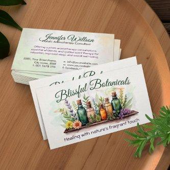 Aromatherapy Practice Watercolor Illustration