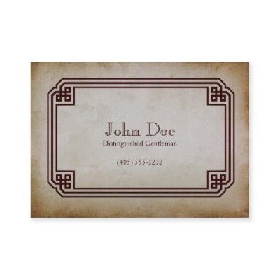 Art of Manliness Framed Calling Card