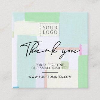 Art Simple Business Thank you Insert Card