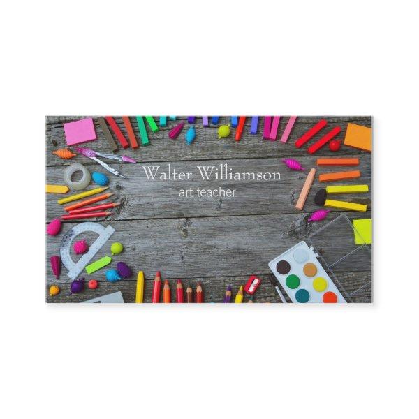 Art Teacher, Back To School, Art Supplies, Art