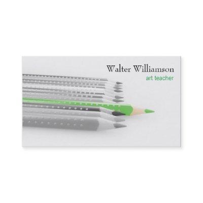 Art Teacher, Back to School, Color Pencil, Art Bus