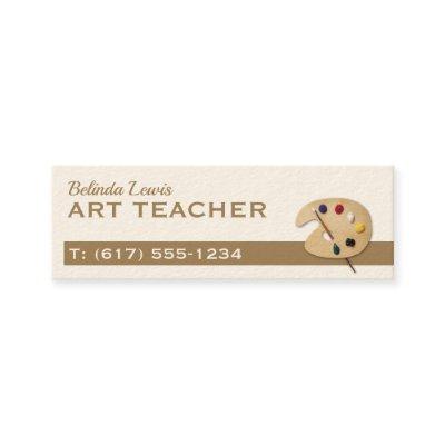 Art Teacher | Colour pallete and brush Mini