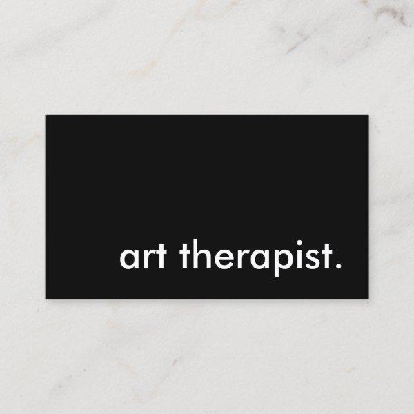 art therapist. (color customizable)