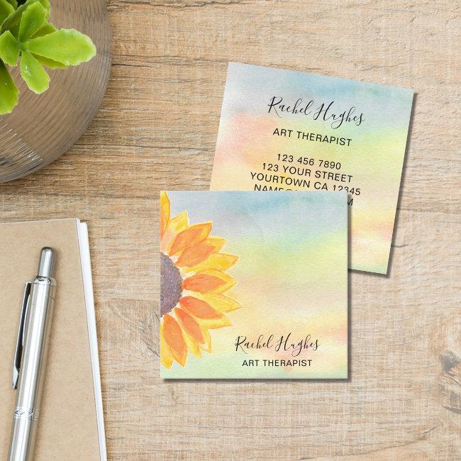 Art Therapist Watercolor Square