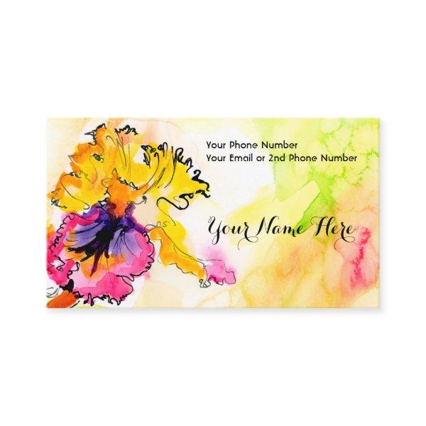 Artful Floral Bearded Iris