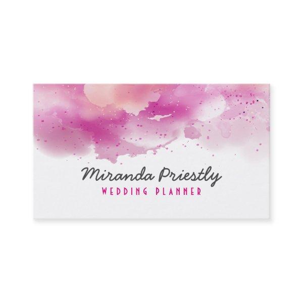 Artist Watercolor Style Paint Splatter Chic