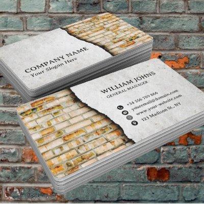 ARTISTIC BRICK & CONCRETE WALL CONSTRUCTION