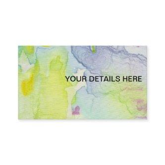Artistic business custom card