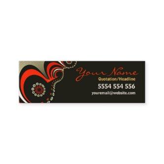 Artistic Flows Dark Profile Card