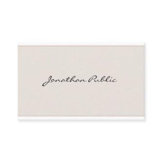 Artistic Modern Simple Elegant Minimalist Plain