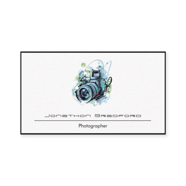 Artistic Watercolor SLR Camera Photography