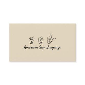 ASL, Sign Language,  Translator