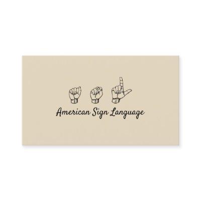 ASL, Sign Language,  Translator