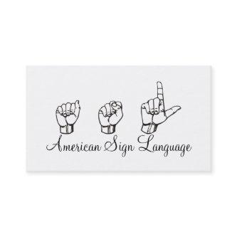 ASL, Sign Language,  Translator
