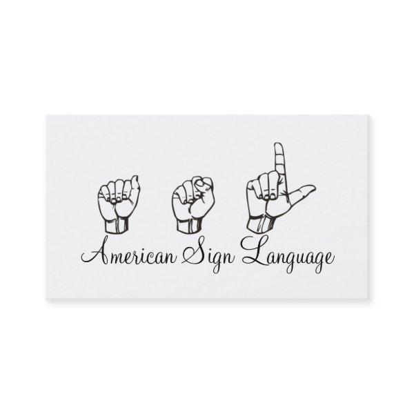 ASL, Sign Language,  Translator