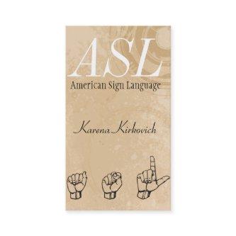 ASL Sign Language Translator