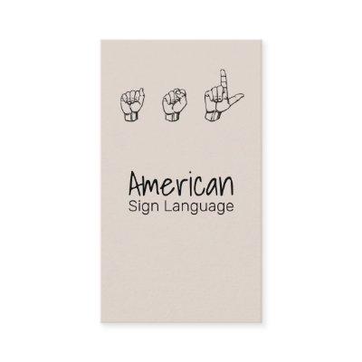 ASL, Sign Language,  Translator