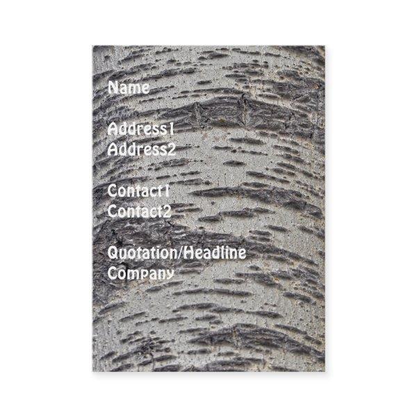Aspen Bark Tree Photo-sample Biz Card