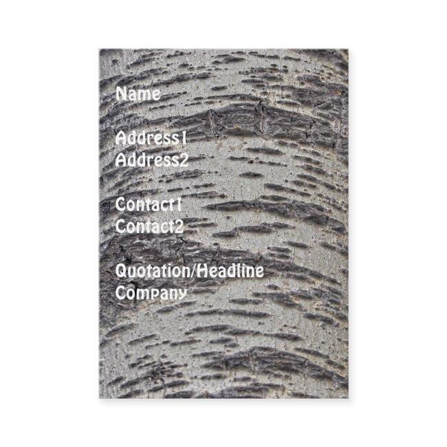 Aspen Bark Tree Photo-sample Biz Card