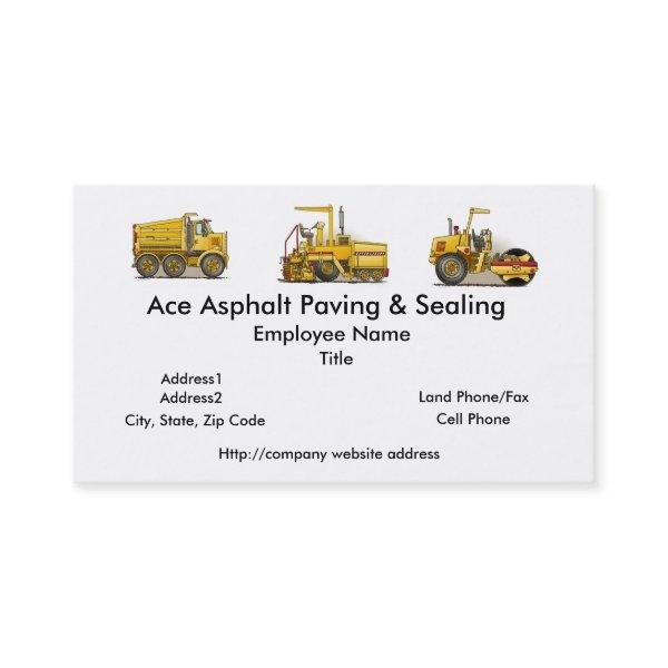 Asphalt Paving Machine Construction