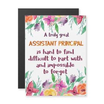 Assistant Principal Secretary Appreciation Thank