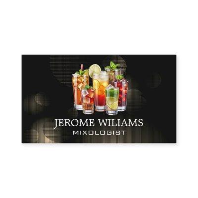 Assorted Mixed Drinks | Night Club Lights Backdrop
