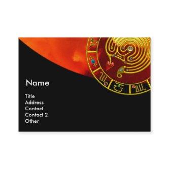 ASTRAL LABYRINTH,ASTROLOGY ZODIAC SIGN CHART Black
