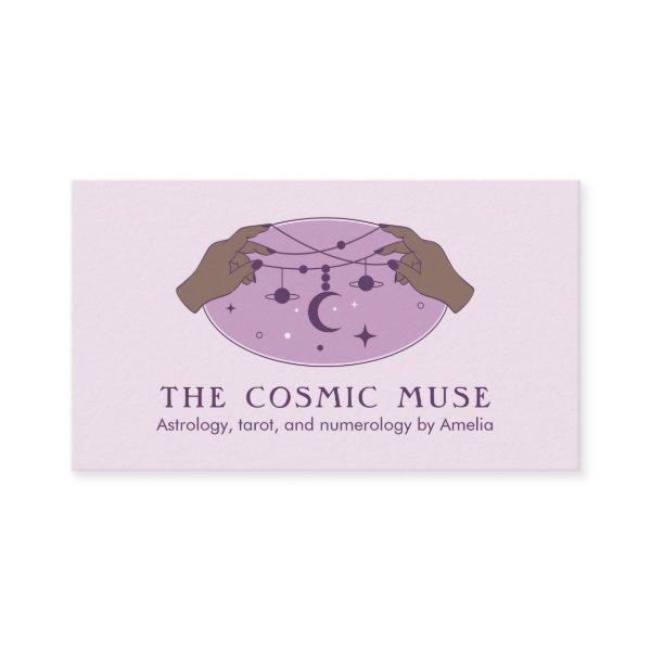 Astrologer Cosmic Moon and Planets with Hands