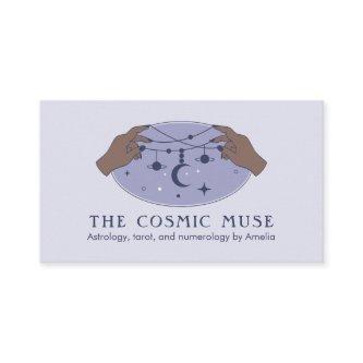 Astrologer Cosmic Moon and Stars with Hands