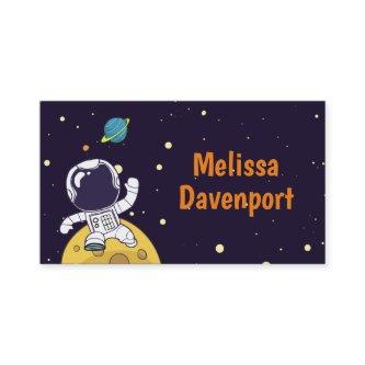 Astronaut Floating in Outer Space