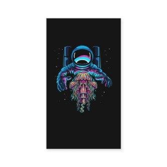 Astronaut Jelly Fishes Colorful Cosmonaut
