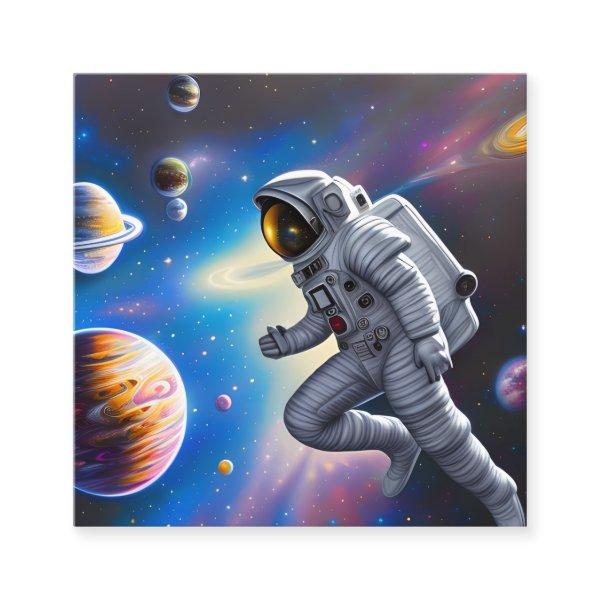 astronaut, space, dark, planet, stars, sci fi, spa square