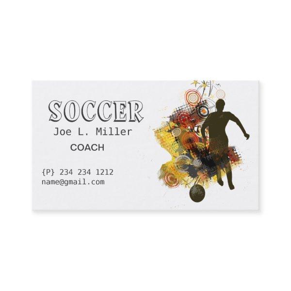 Athletics Soccer Dribble Pass Player Running Coach