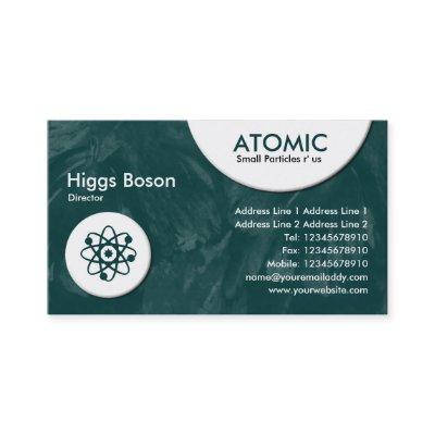 Atomic Circles - Dark Green Brushed Texture