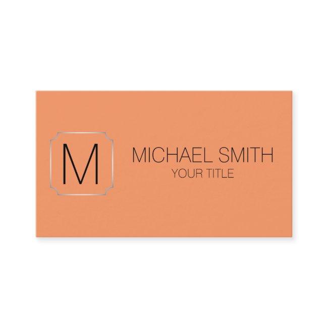 Atomic tangerine color background