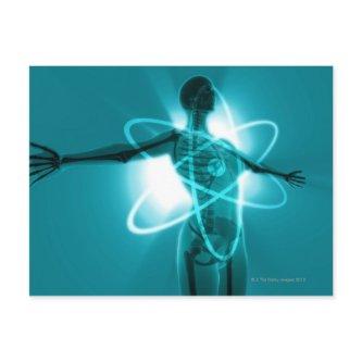 Atomic Woman Postcard