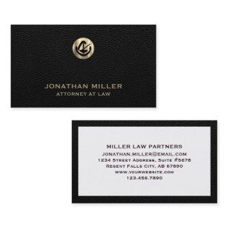 Attorney at Law Black Leather Print
