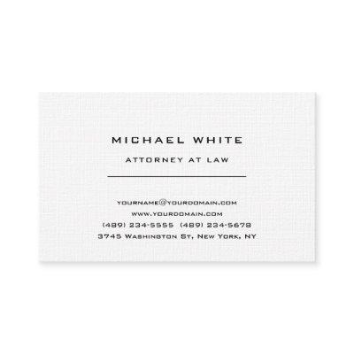 Attorney at Law Linen Minimalist Classical Pro