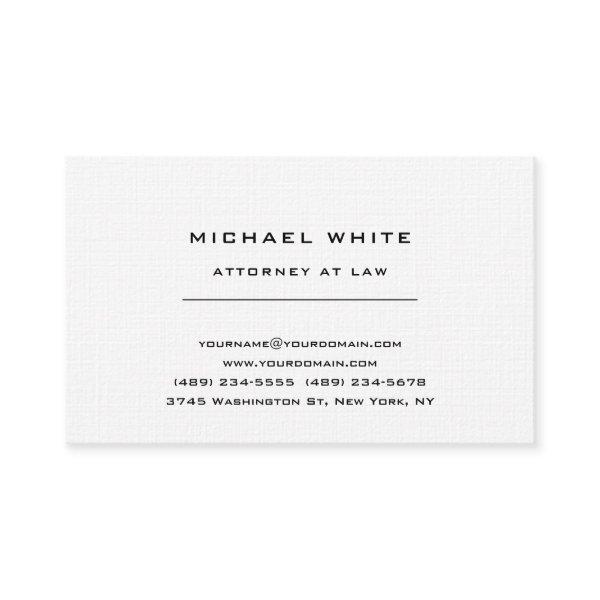 Attorney at Law Linen Minimalist Classical Pro