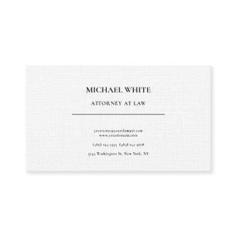 Attorney at Law Linen Minimalist Professional