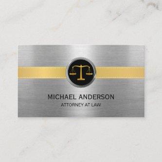Attorney at Law Modern Gold & Silver Lawyer