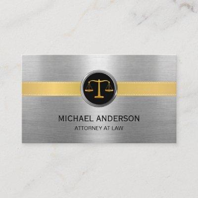 Attorney at Law Modern Gold & Silver Lawyer