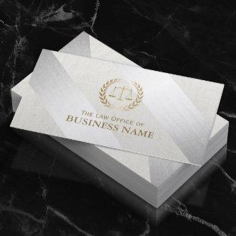 Attorney at Law Modern Silver & Gold Lawyer